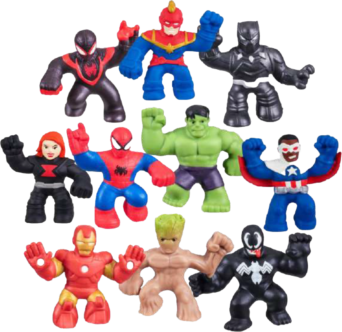 Marvel Goo Jit Zu Mini Stretch Figures