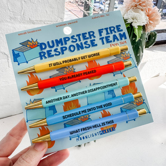 Dumpster Fire Response Team Pen Set