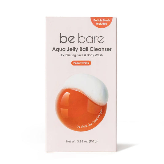 Exfoliating Aqua Jelly Ball Cleanser - Peachy Pink