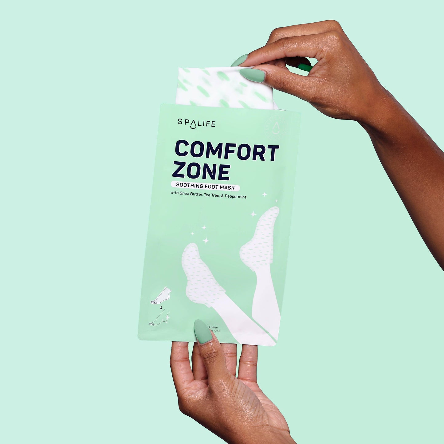 Soothing Foot Mask with Shea Butter & Tea Tree