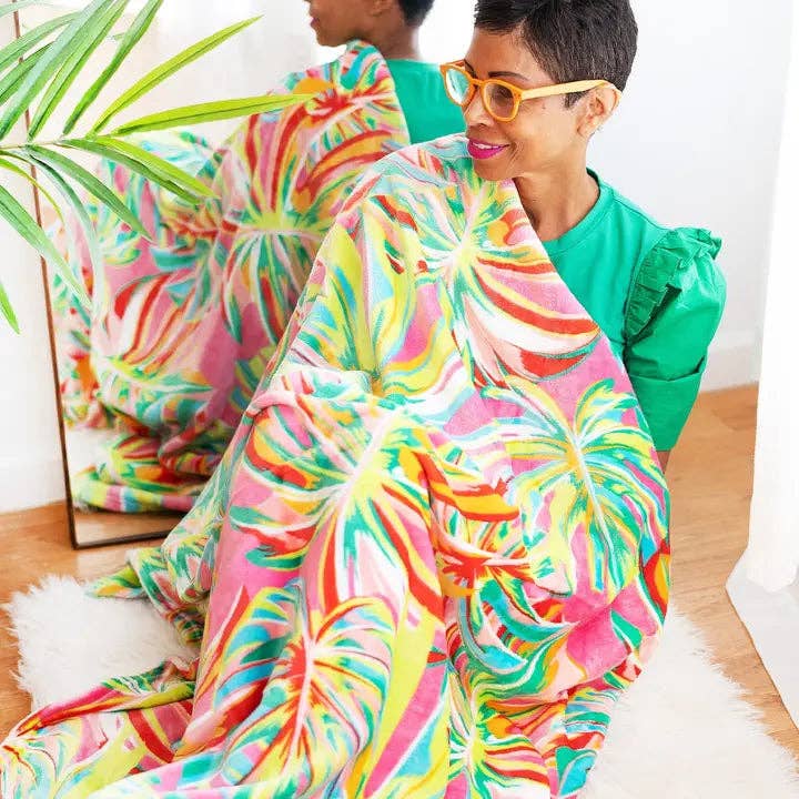 Let's Get Tropical Plush Blanket