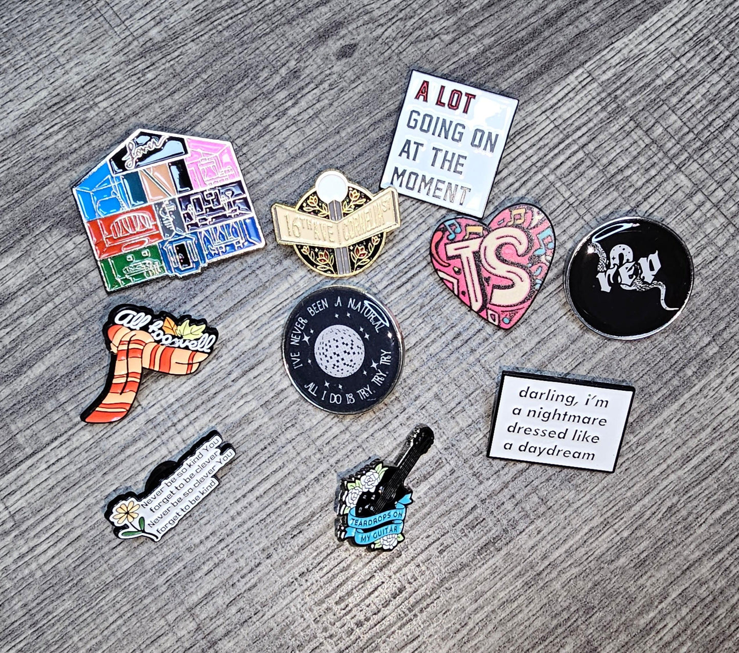 Taylor Swift Enamel Pins