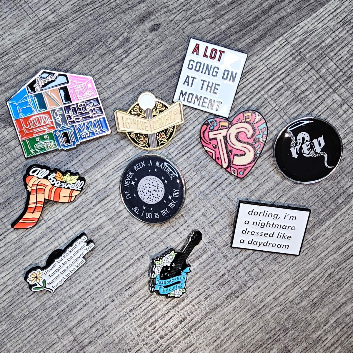 Taylor Swift Enamel Pins