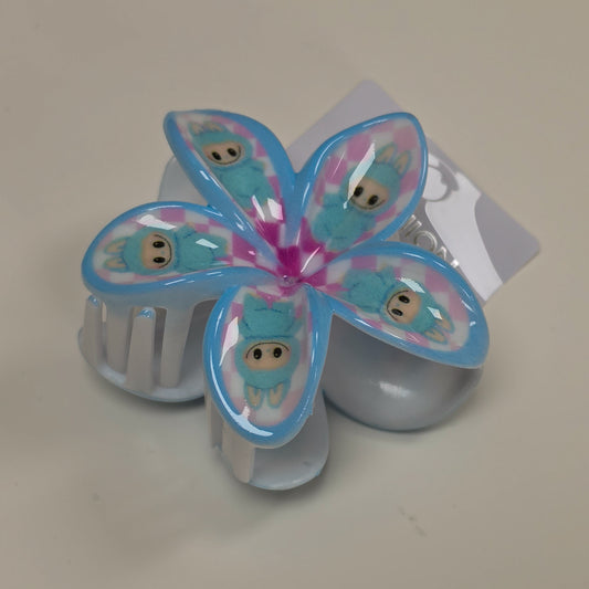 Plumeria Labubu Hair Claw Clip
