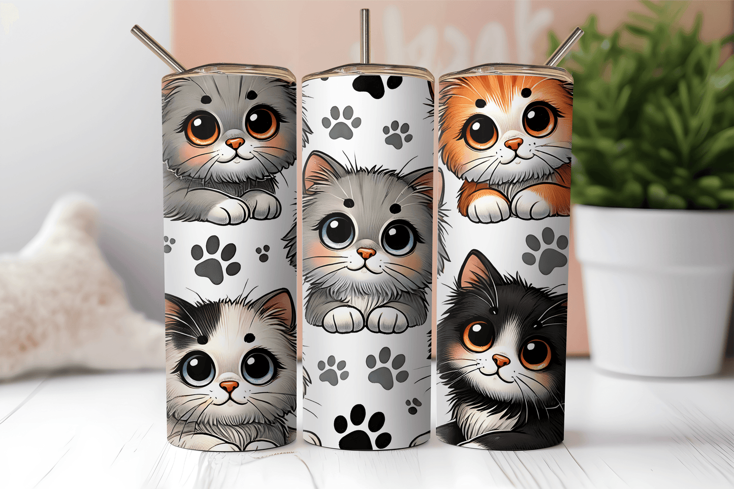 Cute Kittens, 20oz tumbler