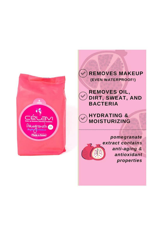 Pomegranate Makeup Cleansing Towelette