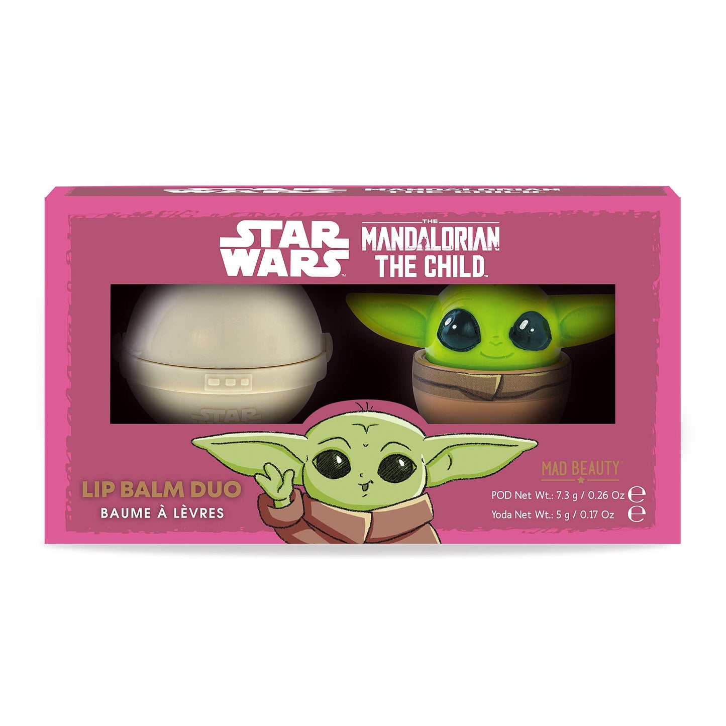Star Wars Mandalorian Grogu Lip Balm Duo Set