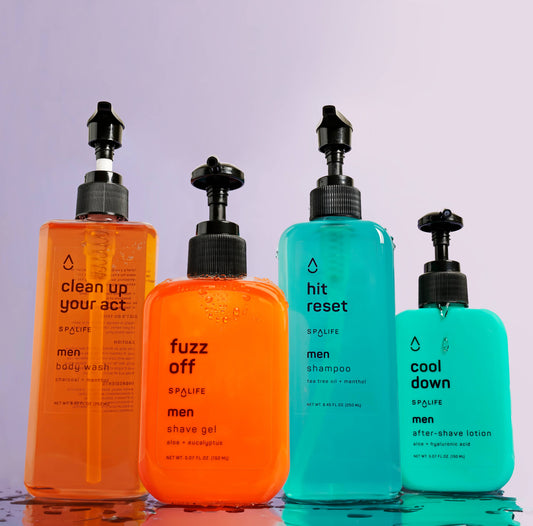 Men's Hair & Body Care Grooming Kit, 4 Pc