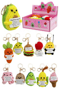 Emotional Support Food Crochet Key Chain