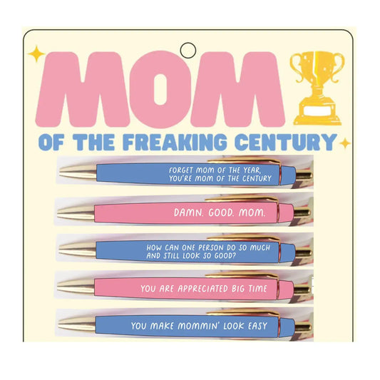 "Mom Of The Freaking Century" Pen Set