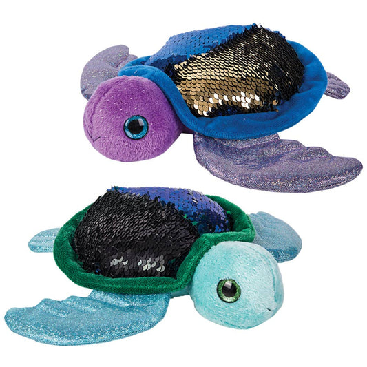 10" Sequinimals Color-Changing Turtle Plush