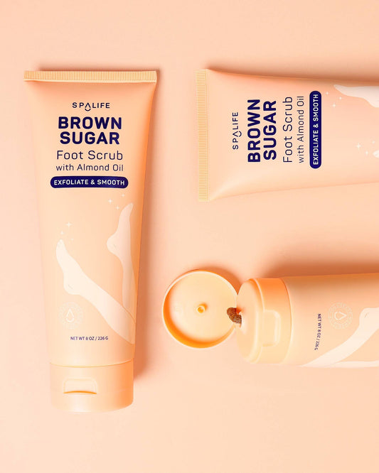 Brown Sugar Exfoliating Foot Scrub 8.2 oz - Foot treatment