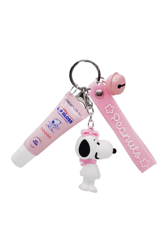 Peanuts Snoopy Lip Gloss & Keychain Charms