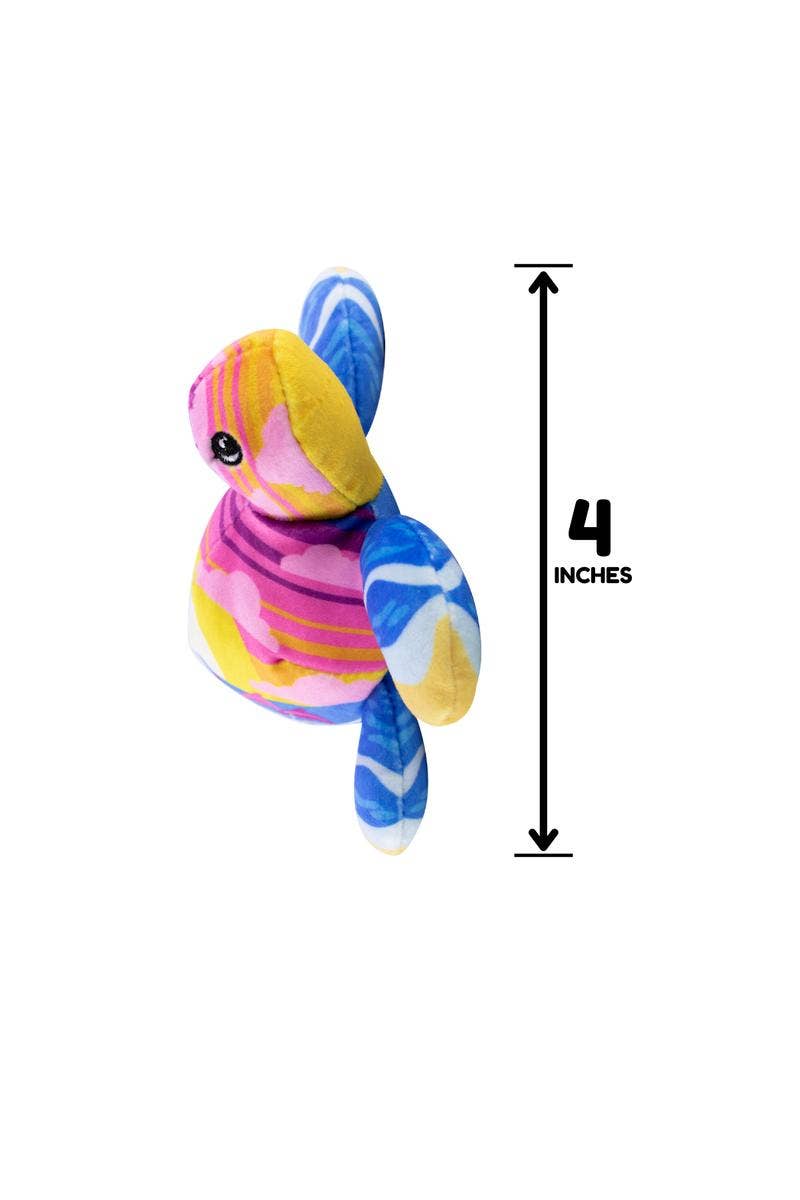 Pop Soft Plush Sea Turtle 4 inch Mystery Bag