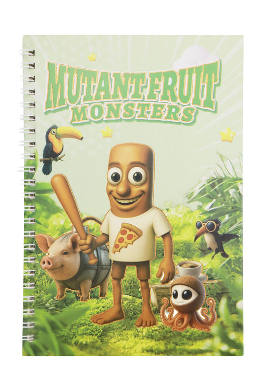 Brain Rot Meme A5 Spiral Bound Notebook