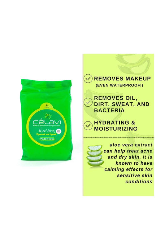 Aloe Vera Makeup Cleansing Towelette