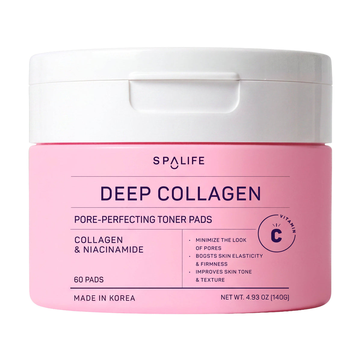 Deep Collagen Vitamin C Toner Pads (60 ct)