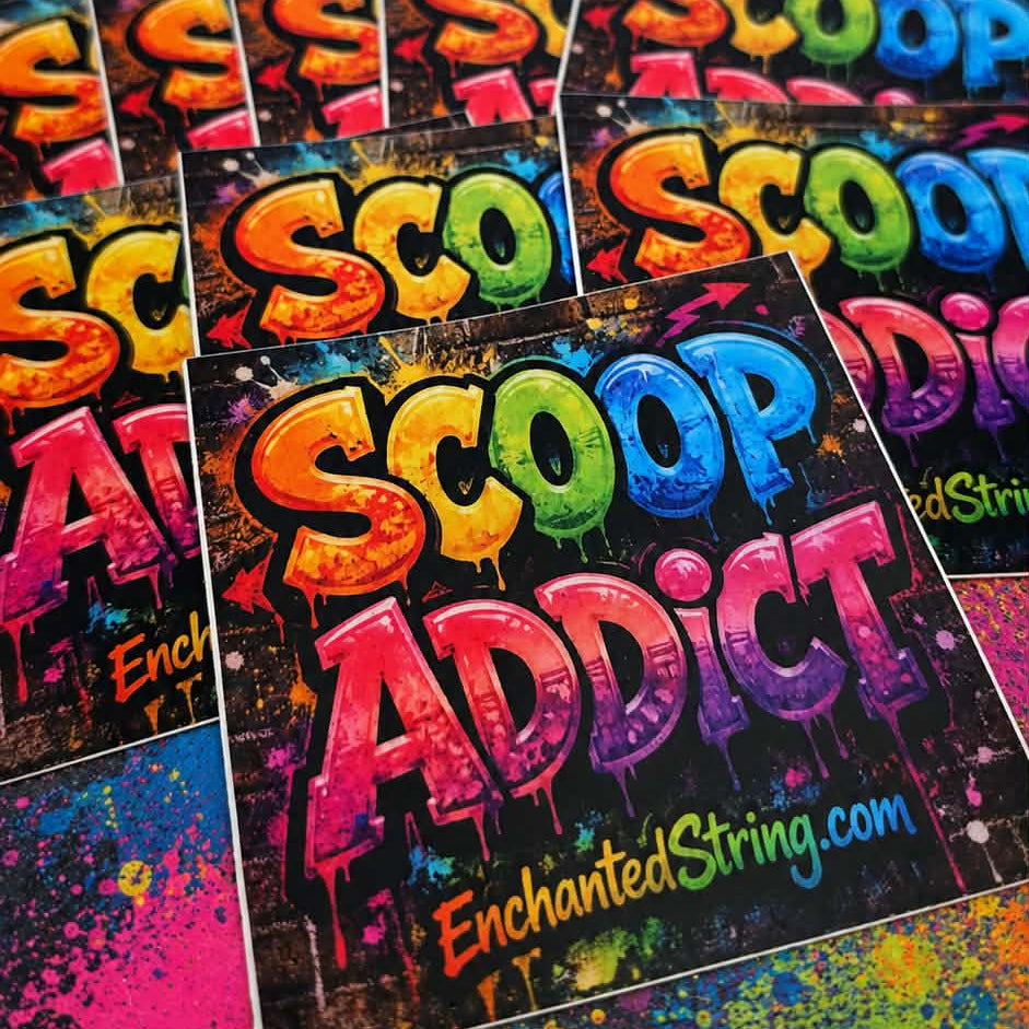 "Scoop Addict" Sticker