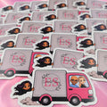 Enchanted String Crew Delivery Truck Magnet