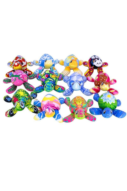 Pop Soft Plush Sea Turtle 4 inch Mystery Bag