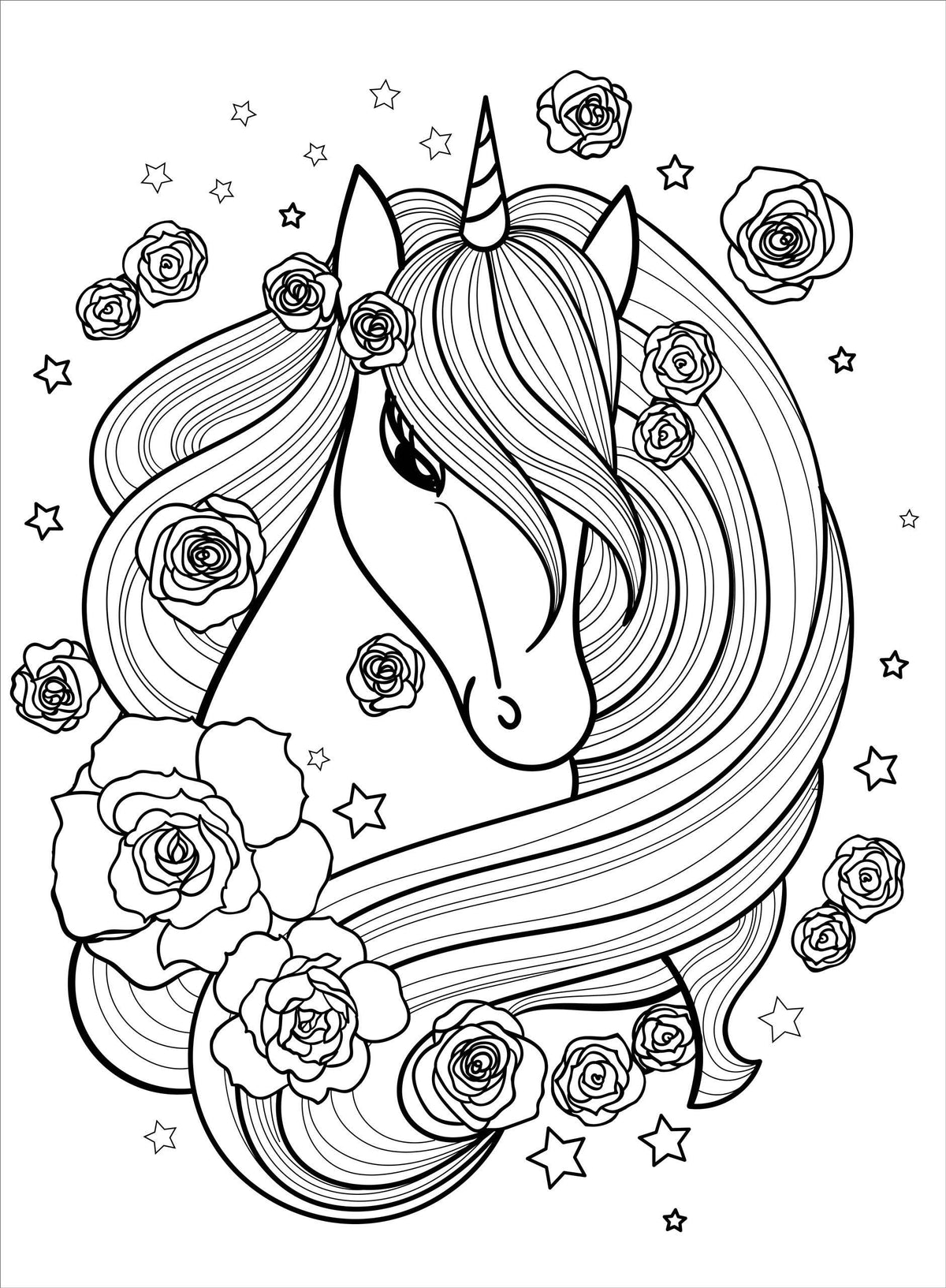 Unicorns Coloring Book!