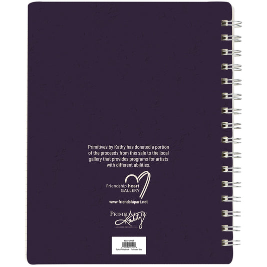 Pollinator Bee Spiral Notebook