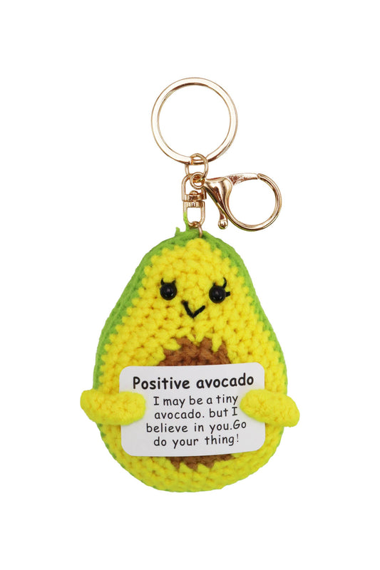 Emotional Support Food Crochet Key Chain