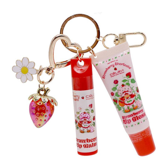 Celavi Strawberry Gloss Balm Duo w/ Charms