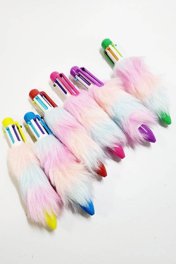 Rainbow Fur 6-Color Boxed Pen