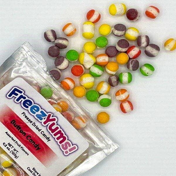 FreezYums! Freeze-Dried Button Candy