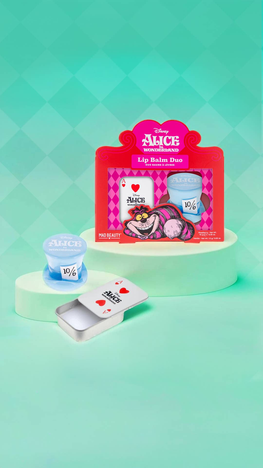 Alice in Wonderland Lip Balm Duo