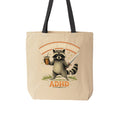 Current Side Quest Raccoon Tote Bag