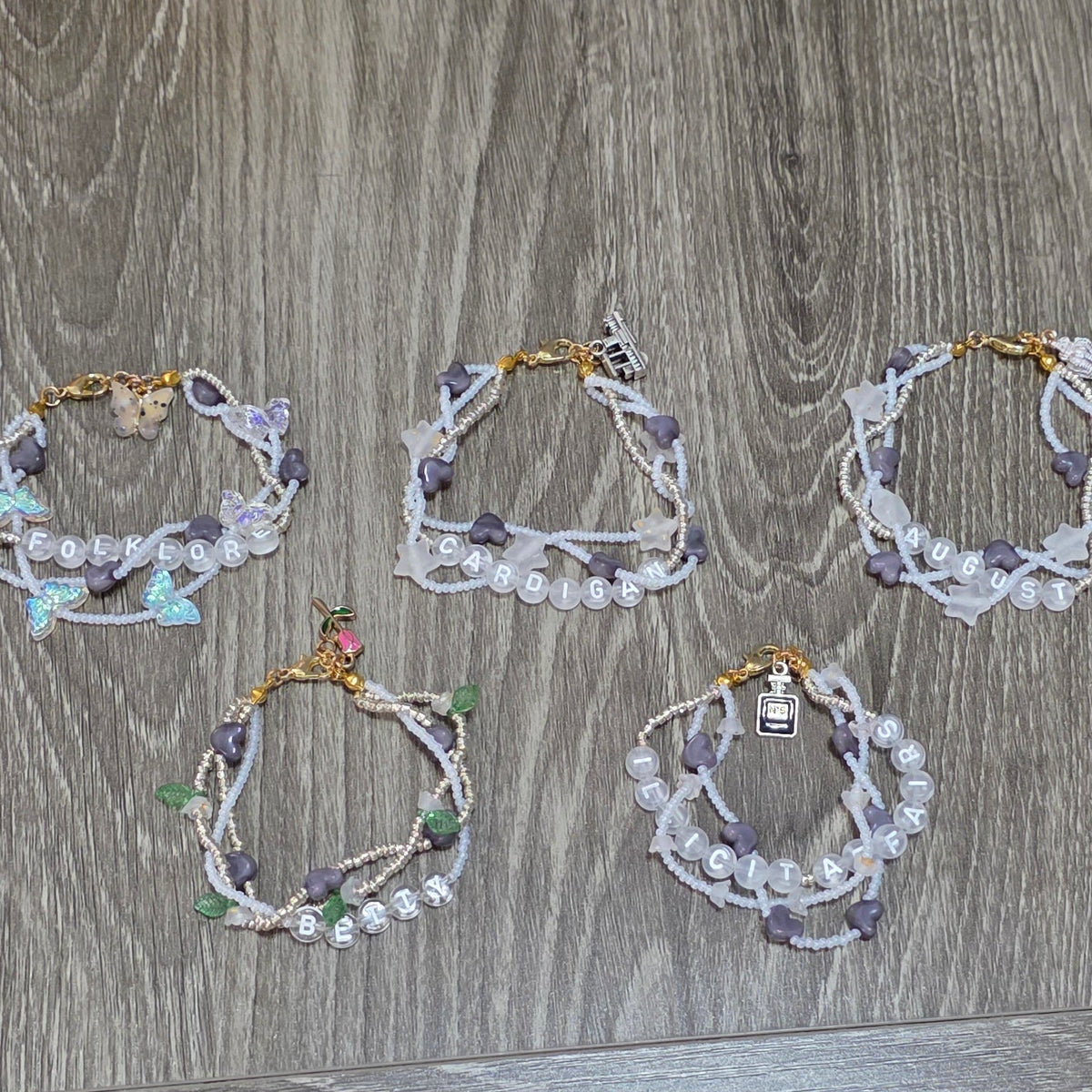 Taylor Swift 'Folklore Bracelets