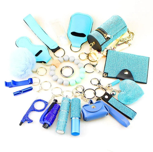 Deluxe Bling Keychain Set
