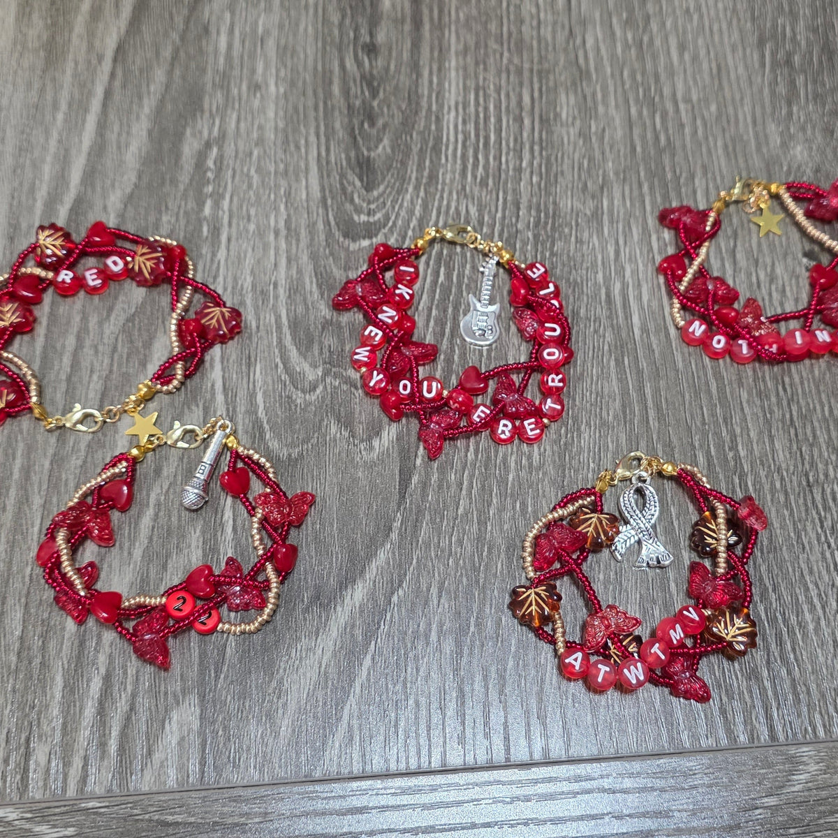 Taylor Swift 'Red' Bracelets
