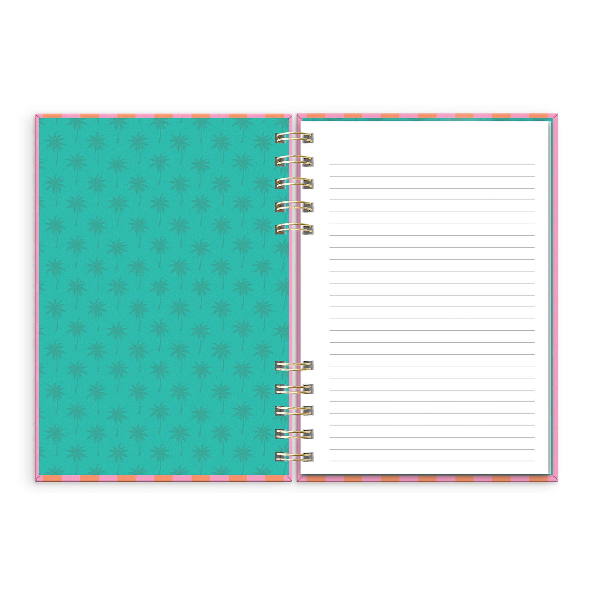 Cabana Stripes Harper Split-Spiral Notebook & Pen Set