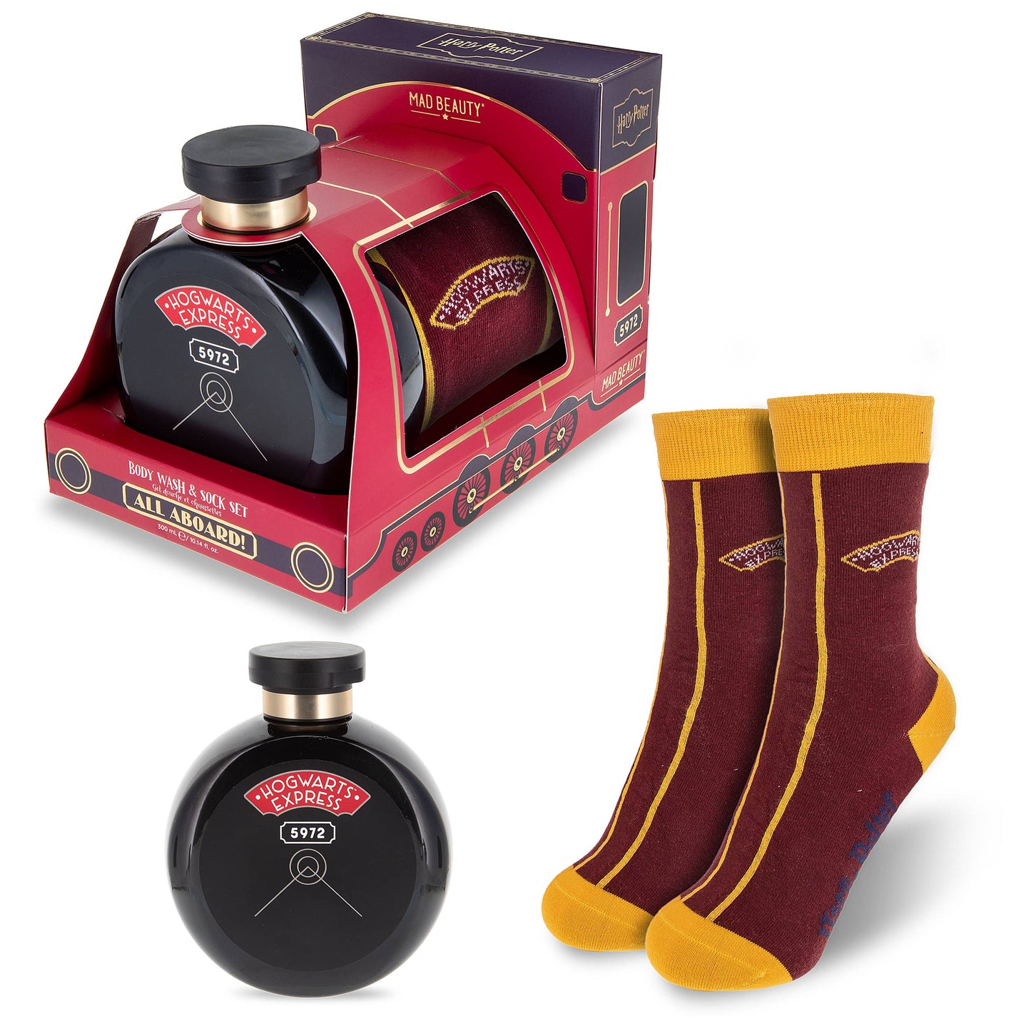 Harry Potter Train Sock Set and Body wash Gift