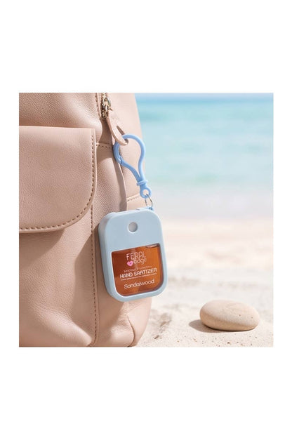 Scented Hand Sanitizer Spray with Silicone Keychain Case