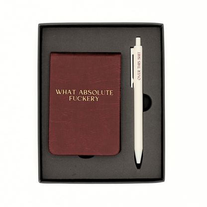 Pocket Journal & Pen Box Set What Absolute F*ckery