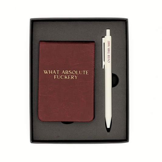 Pocket Journal & Pen Box Set What Absolute F*ckery