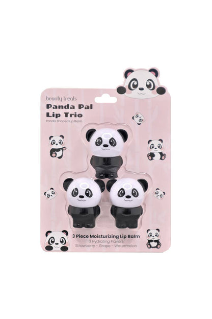 Panda Pal Fruity Lip Balm Trio