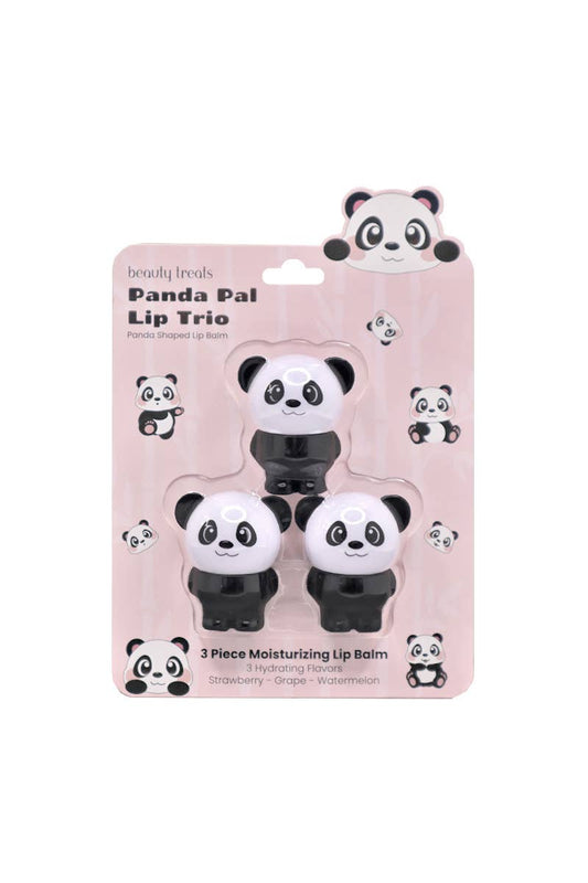 Panda Pal Fruity Lip Balm Trio