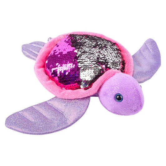 10" Sequin Sea Turtle Plush