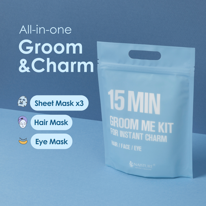 15 Min Groom Me Kit for Men (5 Piece)