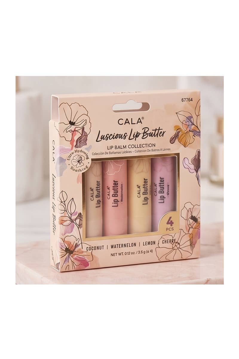 Luscious 4pc Butter Lip Balm