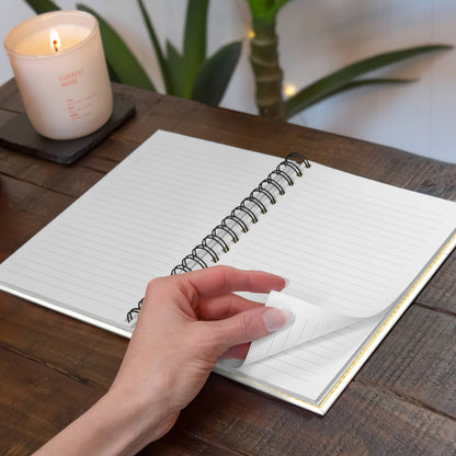 Don't Worry Bee Happy Spiral Notebook