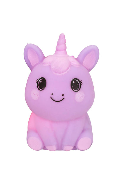 Cute Pastel Unicorn LED Light-Up Squishy Toy