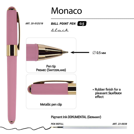 Monaco - Pink Ballpoint Pen