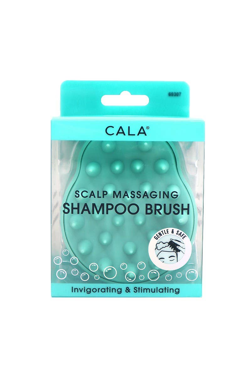 CALA Scalp Massaging Shampoo Brush - Mint