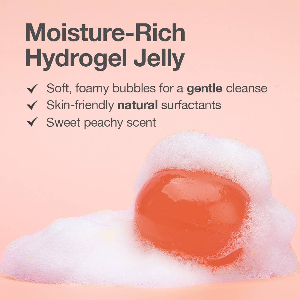 Exfoliating Aqua Jelly Ball Cleanser - Peachy Pink